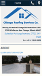 Mobile Screenshot of chicagoroofingservicesinc.com